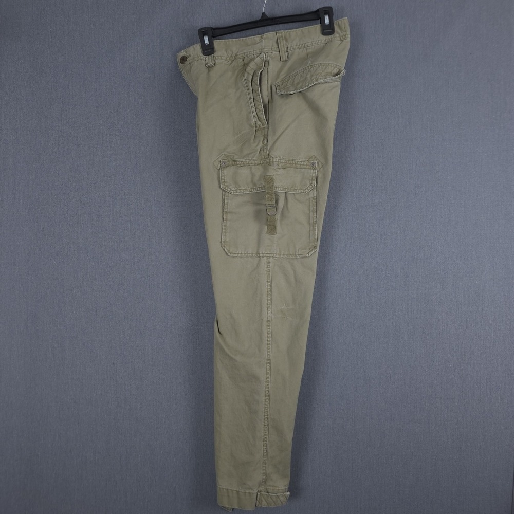 Vintage Old Navy Military Cargo Pants Mens 30x32 (Fits 30x31) Green Y2K Skater - Picture 15 of 16